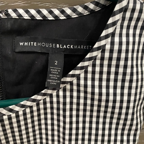 WHBM peplum work blouse. Size 2 - Picture 2 of 4